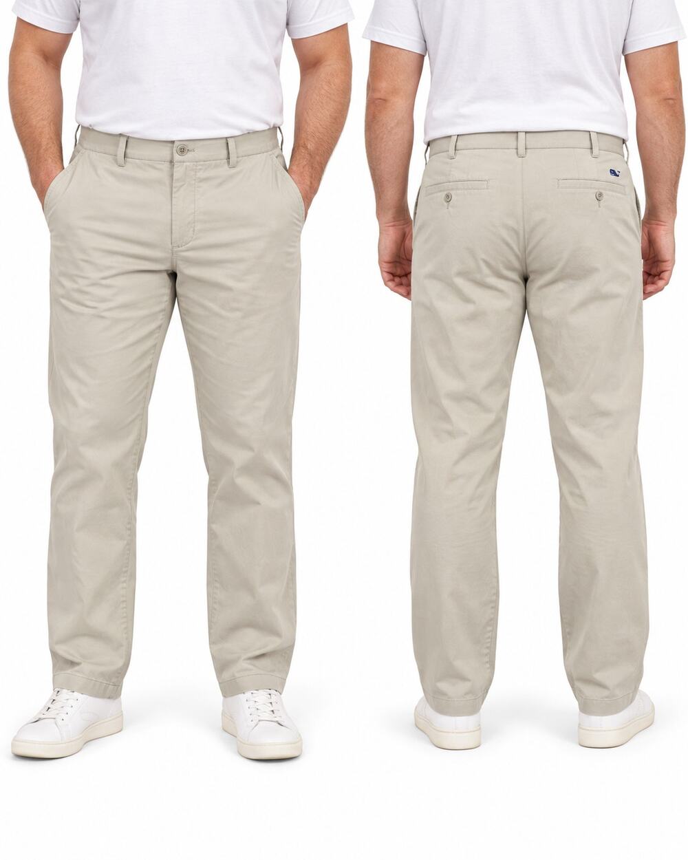 Vineyard Vines Performance Pants Mens 38x32 Khaki Stretch Chino 1P001094